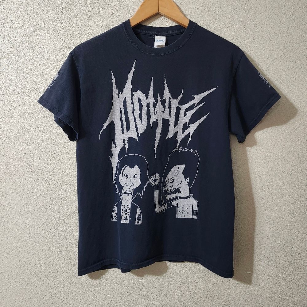 Misfits Doyle Bevis & Butthead T-shirt Punk Rock Band Abominator White Great C